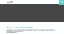 Desktop Screenshot of clubexploria.com